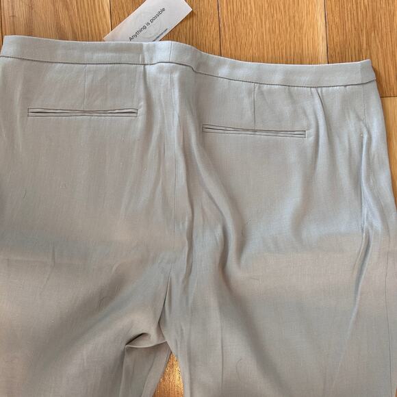 Per Se Carlisle CC Balsa 109979 Khaki Dress Pants Linen Size 12 NEW - Picture 5 of 5